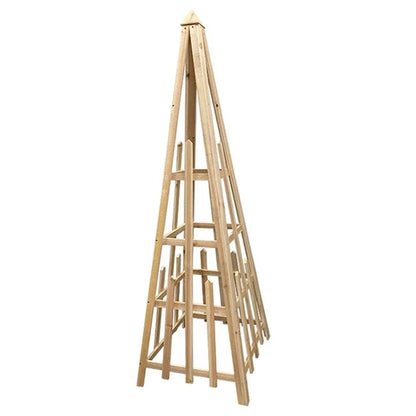 Premium Cedar Pyramid Trellis by Prime Retreat, 72"H
