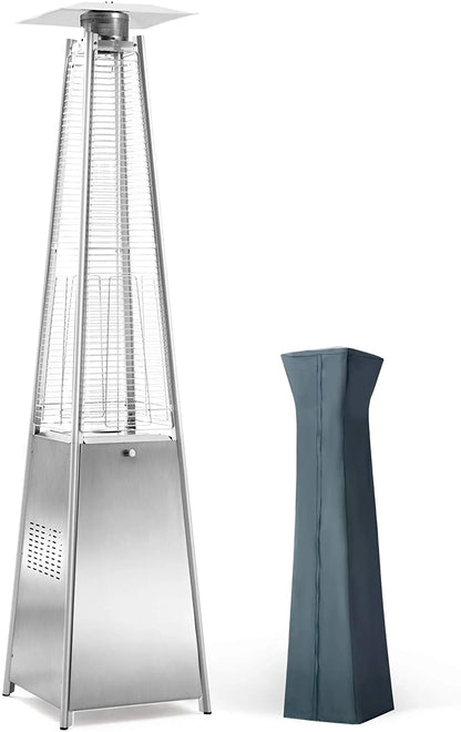 Pamapic 42000 BTU Stainless Steel Propane Patio Heater
