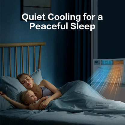 Ktaxon WiFi Enabled 8000 BTU Heat And Cool Window Air Conditioner With Wifi Controls