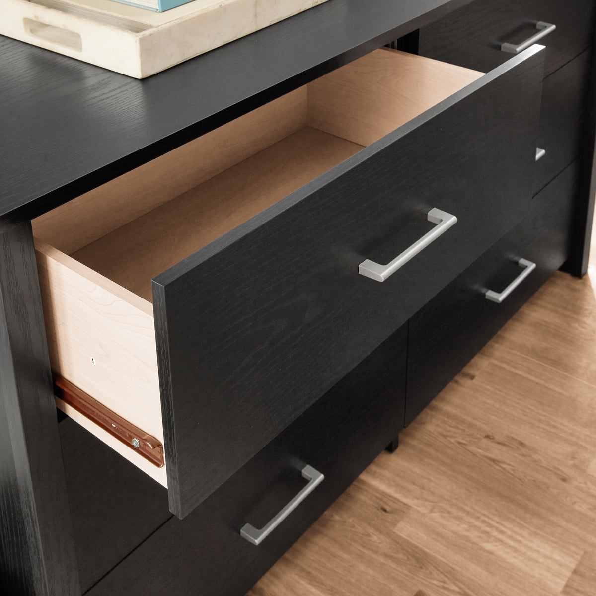 Mainstays Hillside 6-Drawer Dresser, Soft White Finish