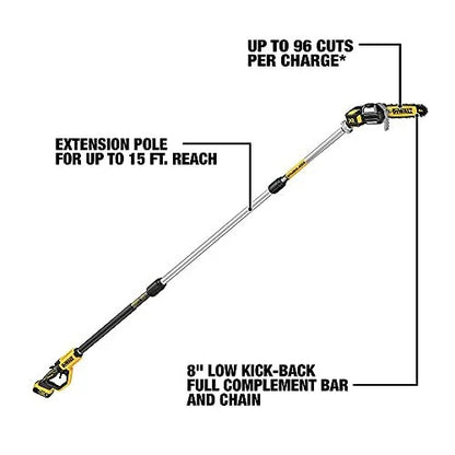 DEWALT 20V MAX XR Brushless Cordless Pole Saw Tool Only-Battery & Charger not included DCPS620B