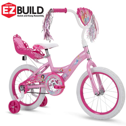 Princess Girls' 16" Sidewalk Bike with Training-Wheels by Huffy , Pink