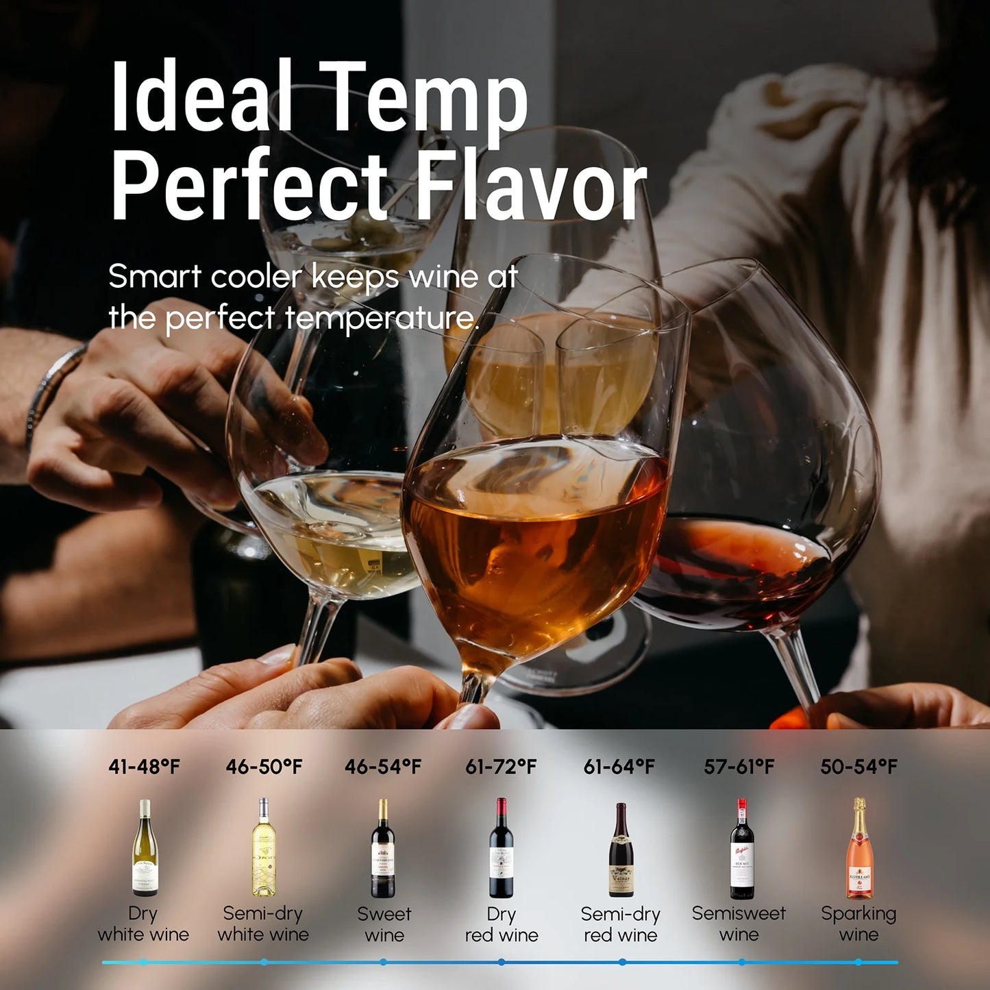Yeego Wine Refrigerator Cooler, 34 Bottle Small Wine Fridge, Mini Freestanding Wine Cellars for Home, Office