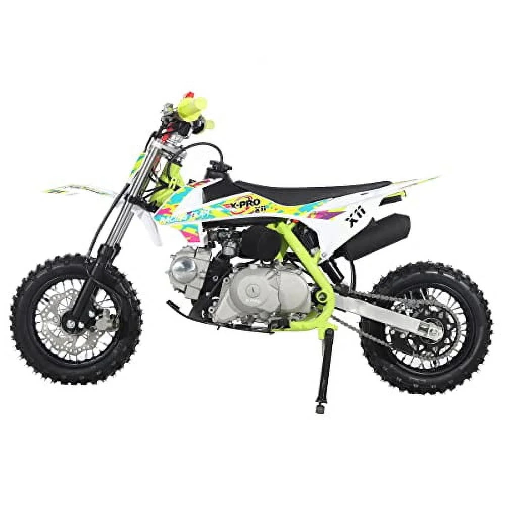 X-Pro Brand New X11 110cc Gas Pit Dirt Bike with Automatic Transmission, E-Start, 10" Wheels!