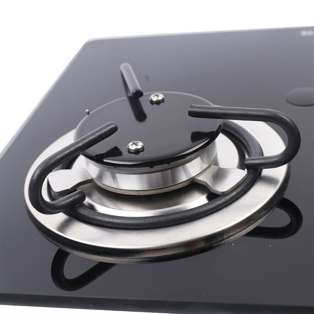 Mkyiongou LPG Cooktop Stainless Steel Boat Caravan RV Camper 2 Burners LPG Gas Stove Hob