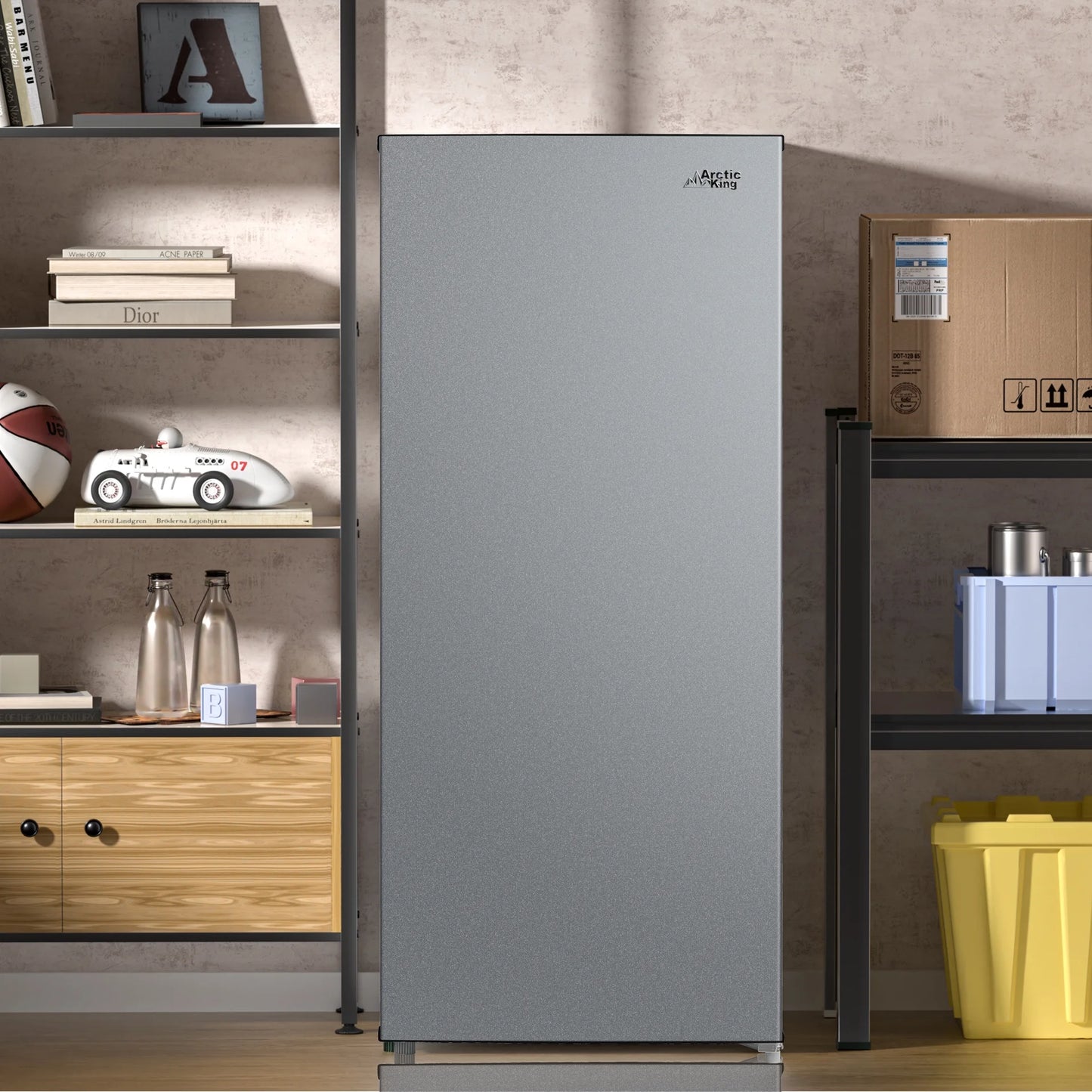 Arctic King 7.1 Cu ft Upright Convertible Freezer/Refrigerator, White
