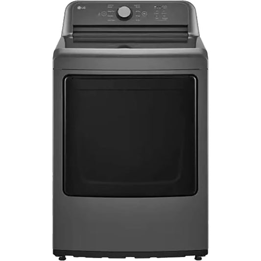 LG DLE6100M 7.3 Cu. Ft. Monochrome Gray Front Load Smart Electric Dryer
