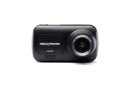 Nextbase 222X Compact Dual Dash Cam Front & Rear 2.5" HD IPS Screen, 1080p Full HD, 6 Layer Lens, Black, 0.17 lbs assembled.