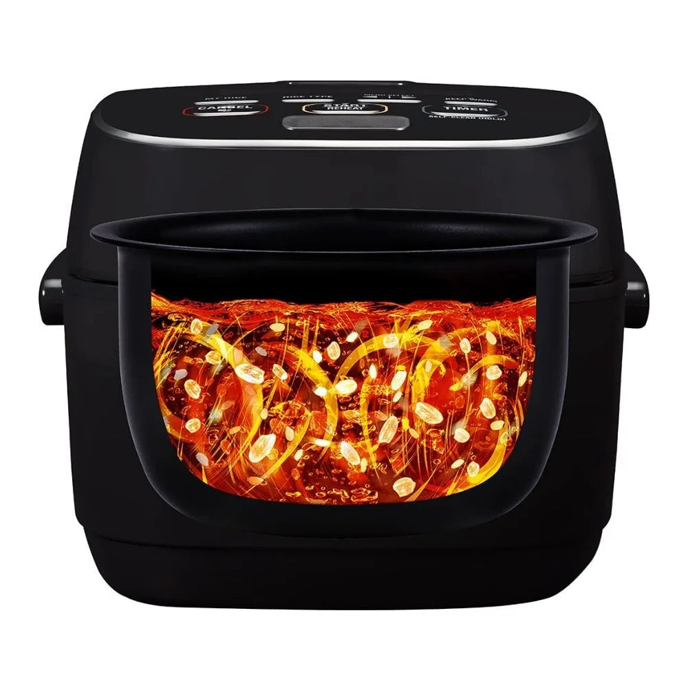 Zojirushi NW-JEC10BA 5.5-Cup Capacity Pressure Induction Heating Rice Cooker and Warmer (Black)
