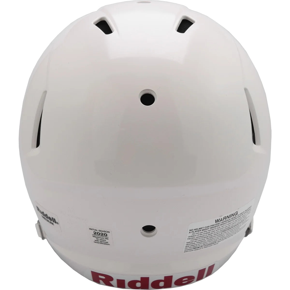 Riddell Speed Platform Youth Football Helmet, White/Gray, Large