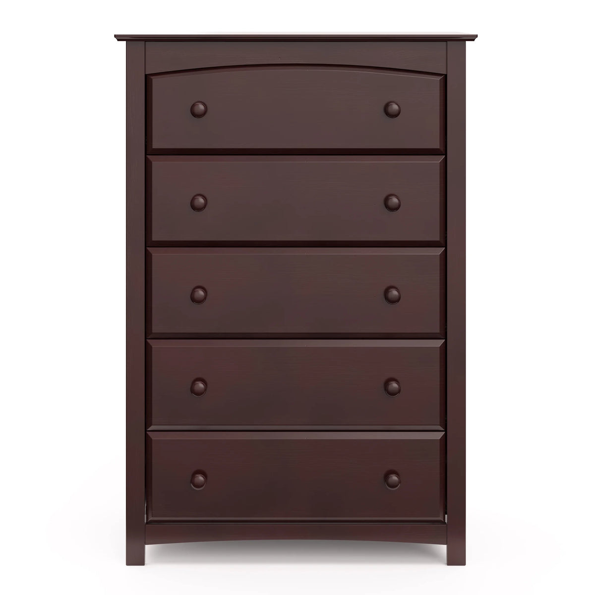 Storkcraft Kenton 5 Drawer Nursery Dresser, Pebble Gray