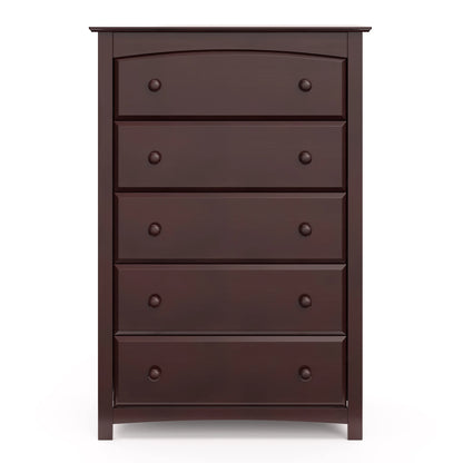 Storkcraft Kenton 5 Drawer Nursery Dresser, Pebble Gray