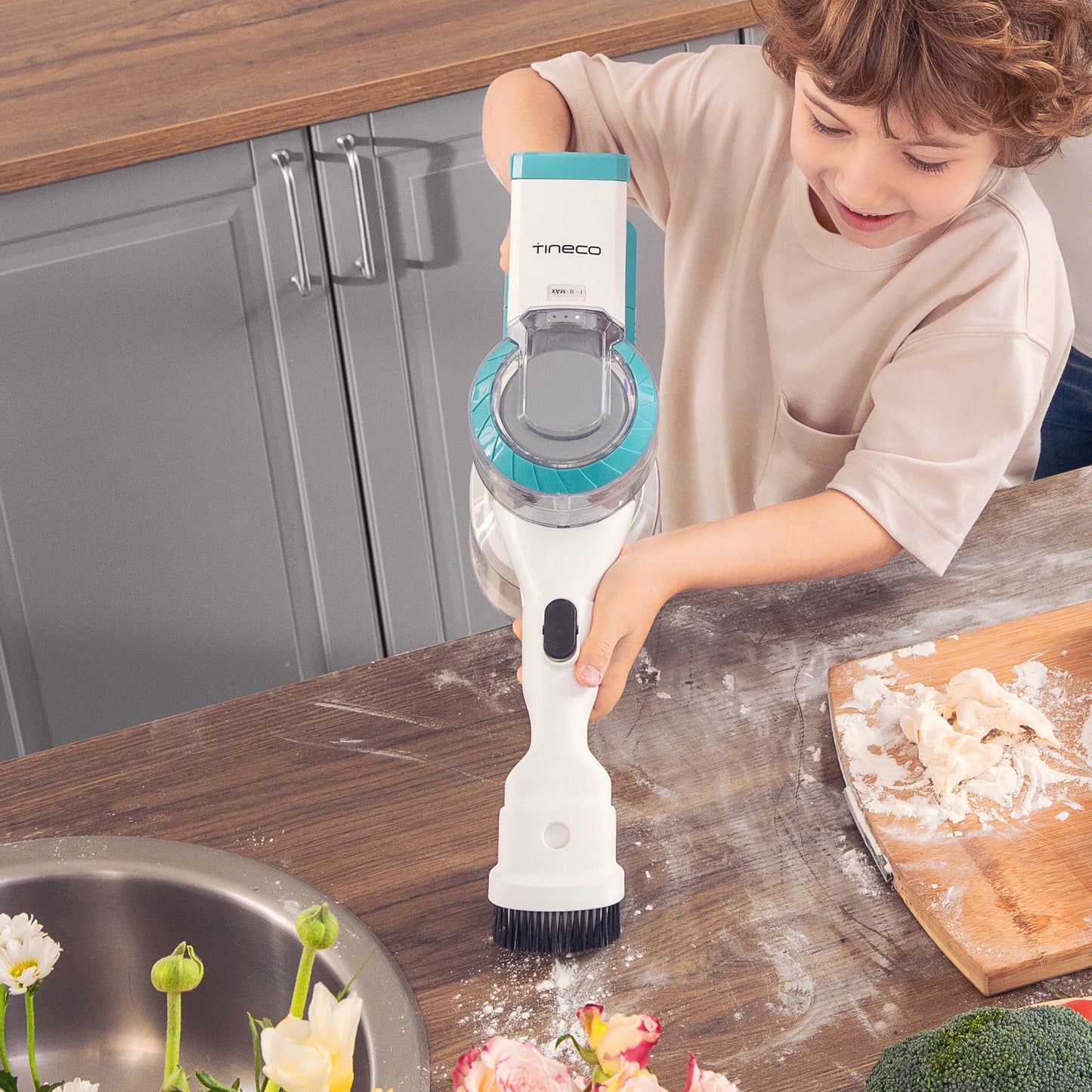Tineco PWRHERO 11 Cordless Stick Vacuum Cleaner a?? 450W Motor, 120W Suction, 40 Min Runtime, HEPA Filter, LED Brush, Lightweight, Converts to Handheld, for Pet Hair, Carpet & Hard Floors