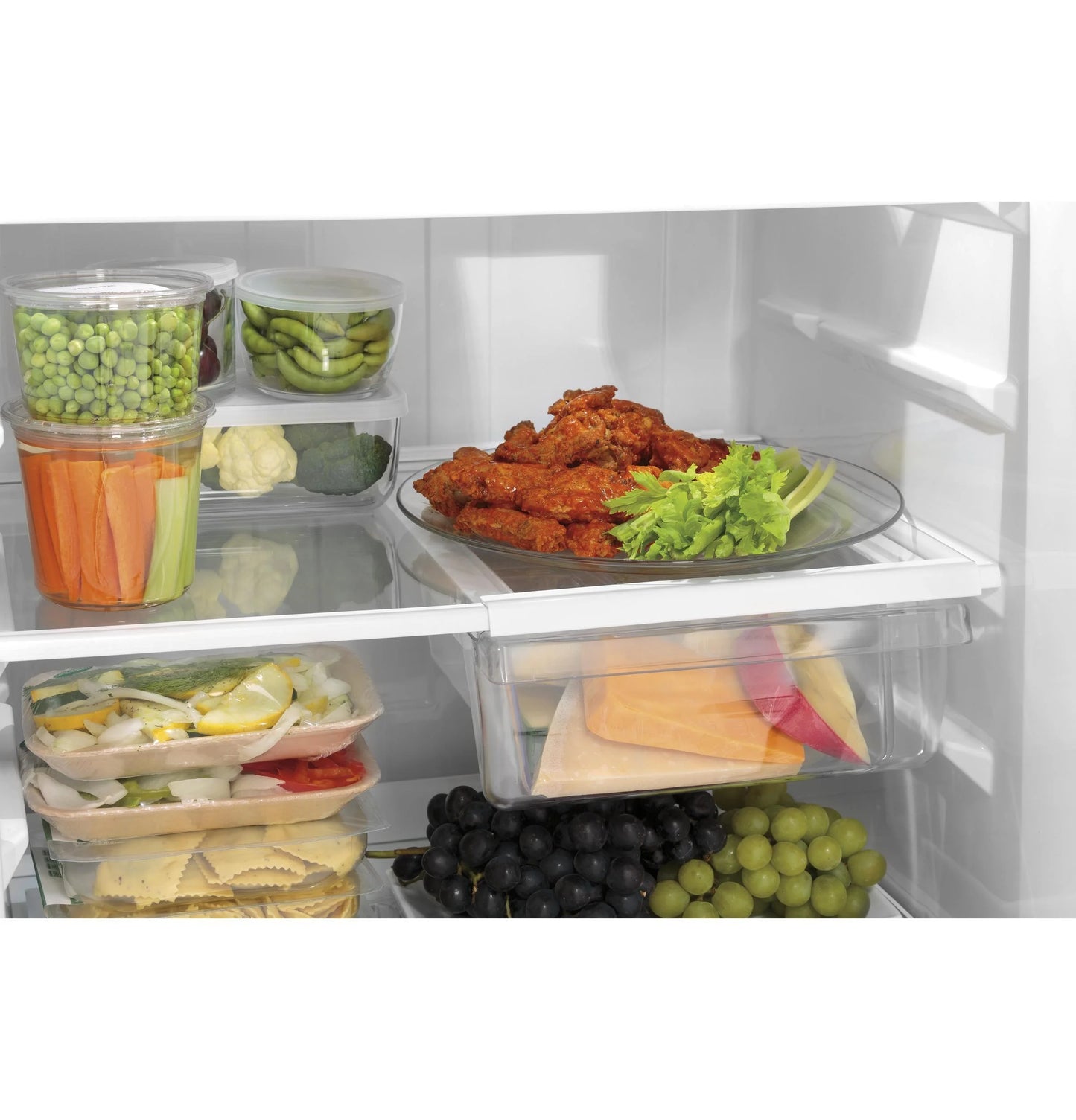 GE APPLIANCES GTS18HGNRWW top freezer freestanding refrigerator
