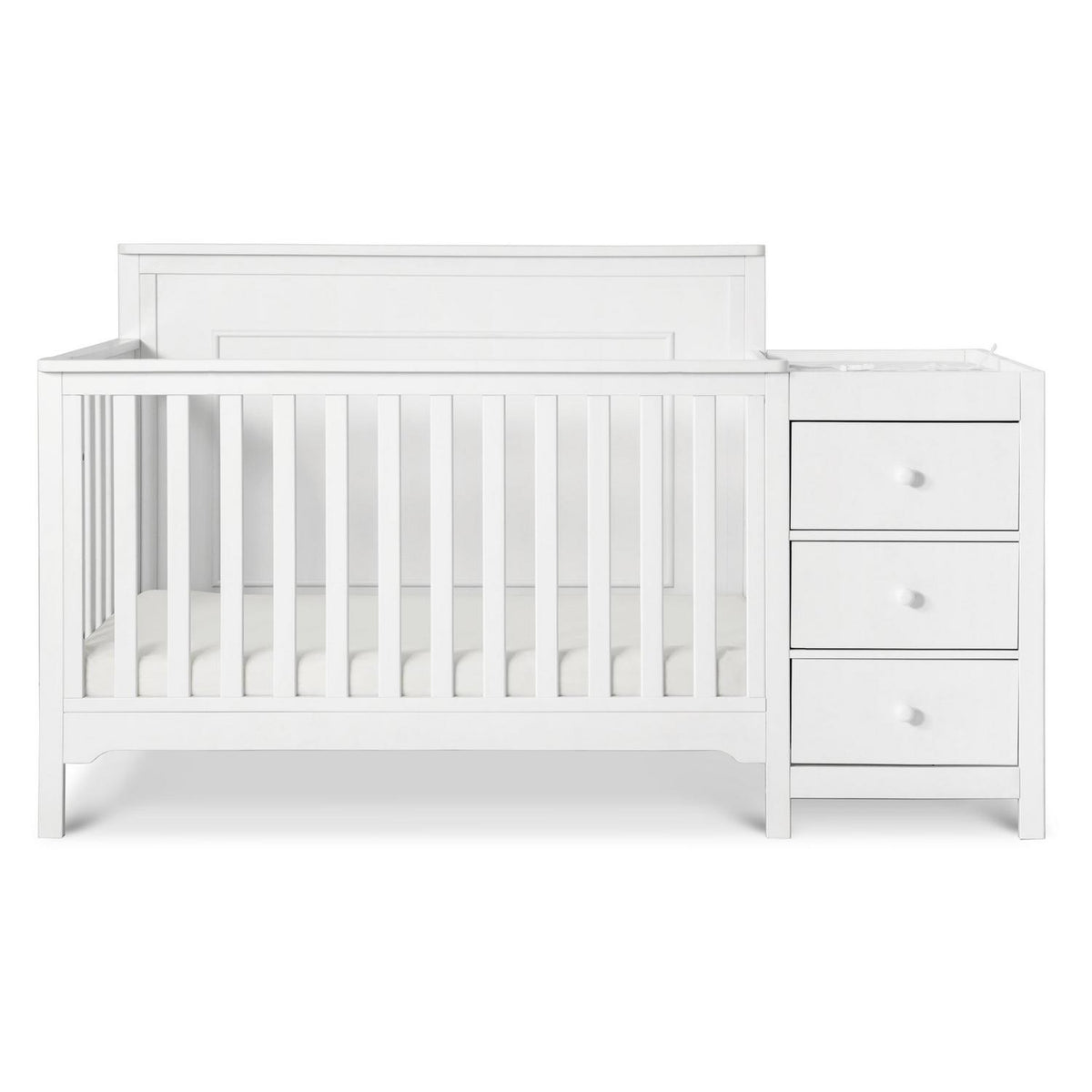Carter-s by DaVinci Dakota 4-in-1 Convertible Crib and Changer. White