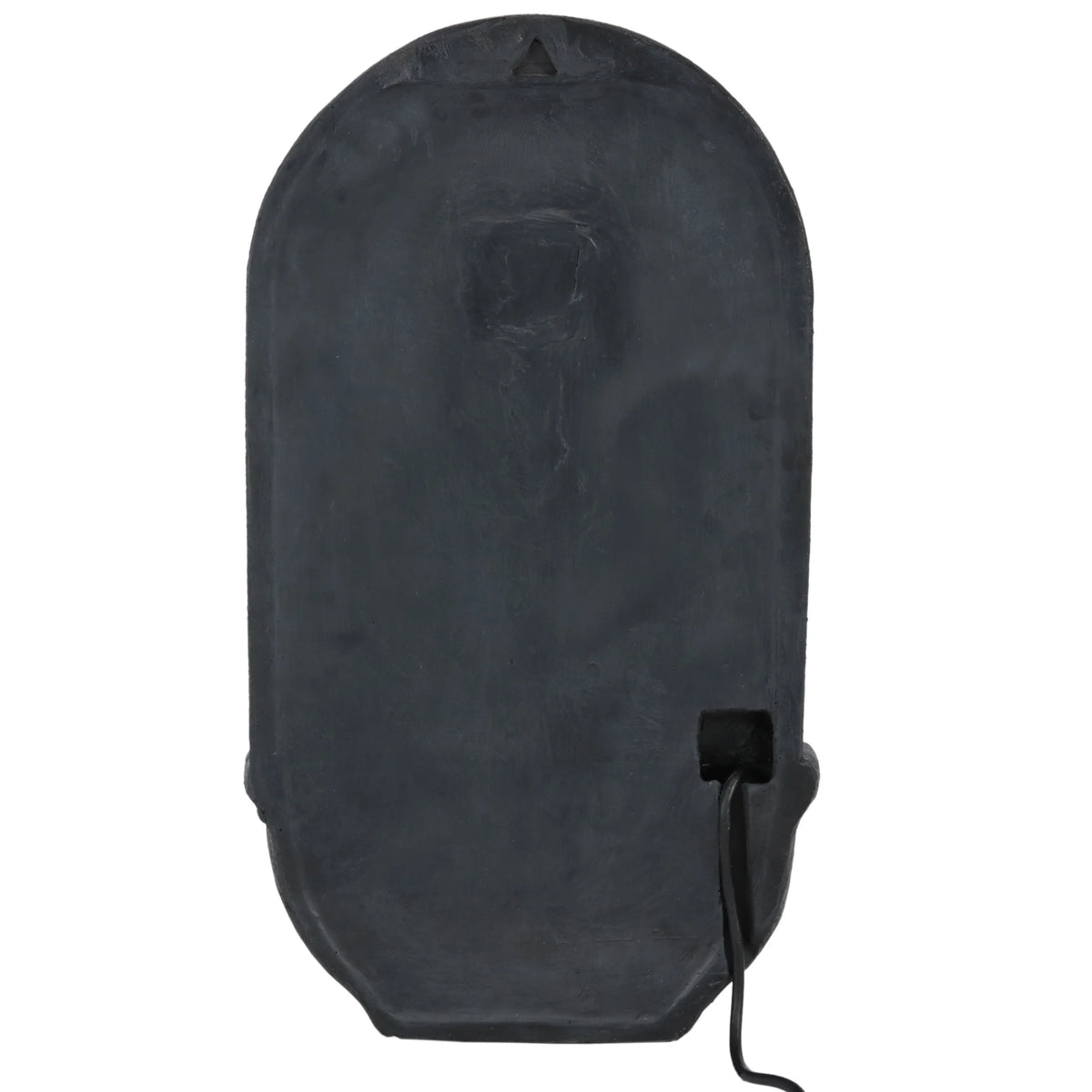 Sunnydaze Messina Polystone Outdoor Solar Wall Fountain, Bronze