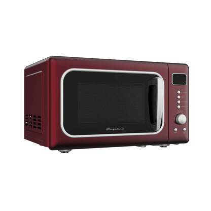 Frigidaire 0.7 Cu. Ft. Retro Countertop Microwave Oven, Black and Gold