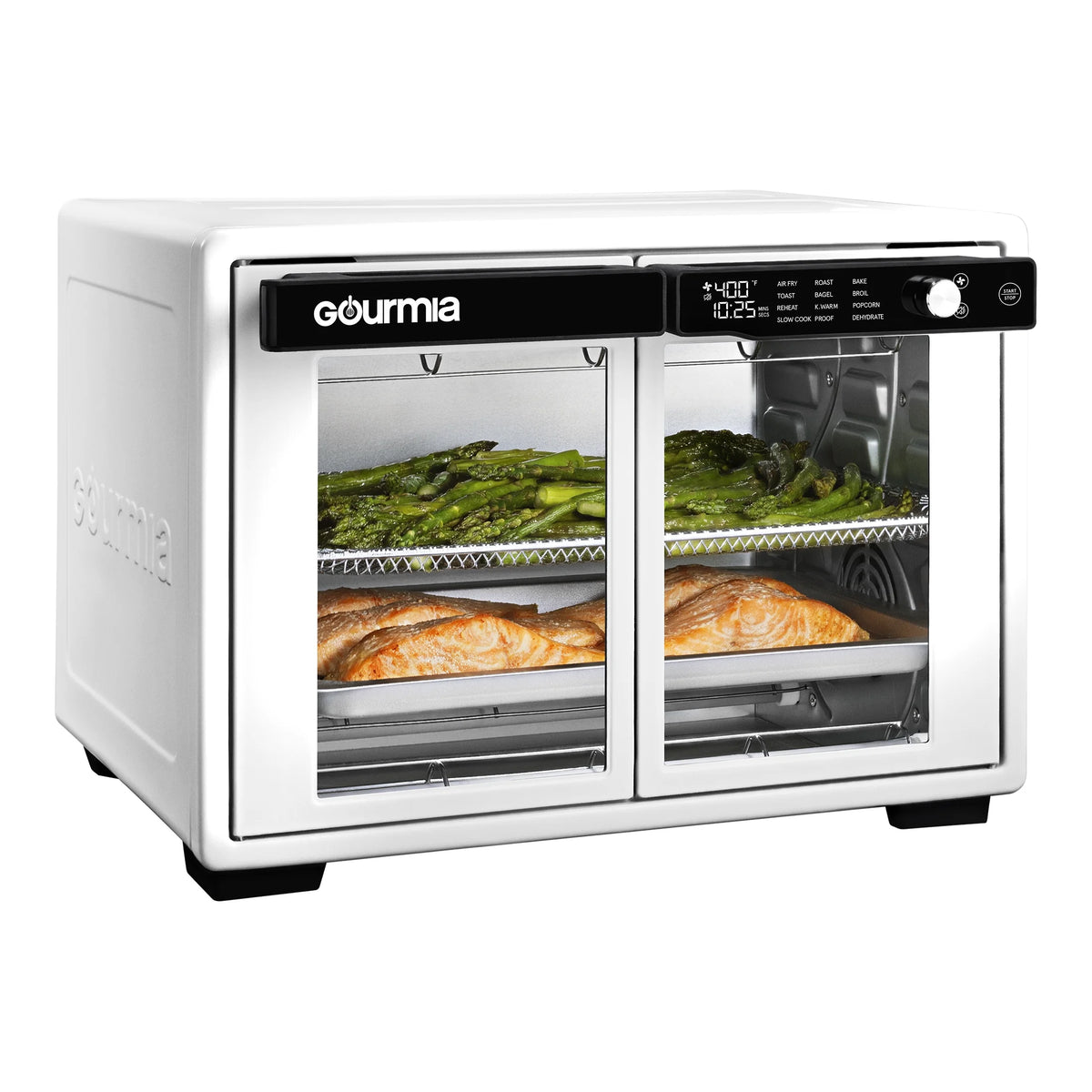Gourmia 1700W 9-Slice Digital Toaster Oven Air Fryer, 12 Cooking Preset, 35L, Stainless Steel