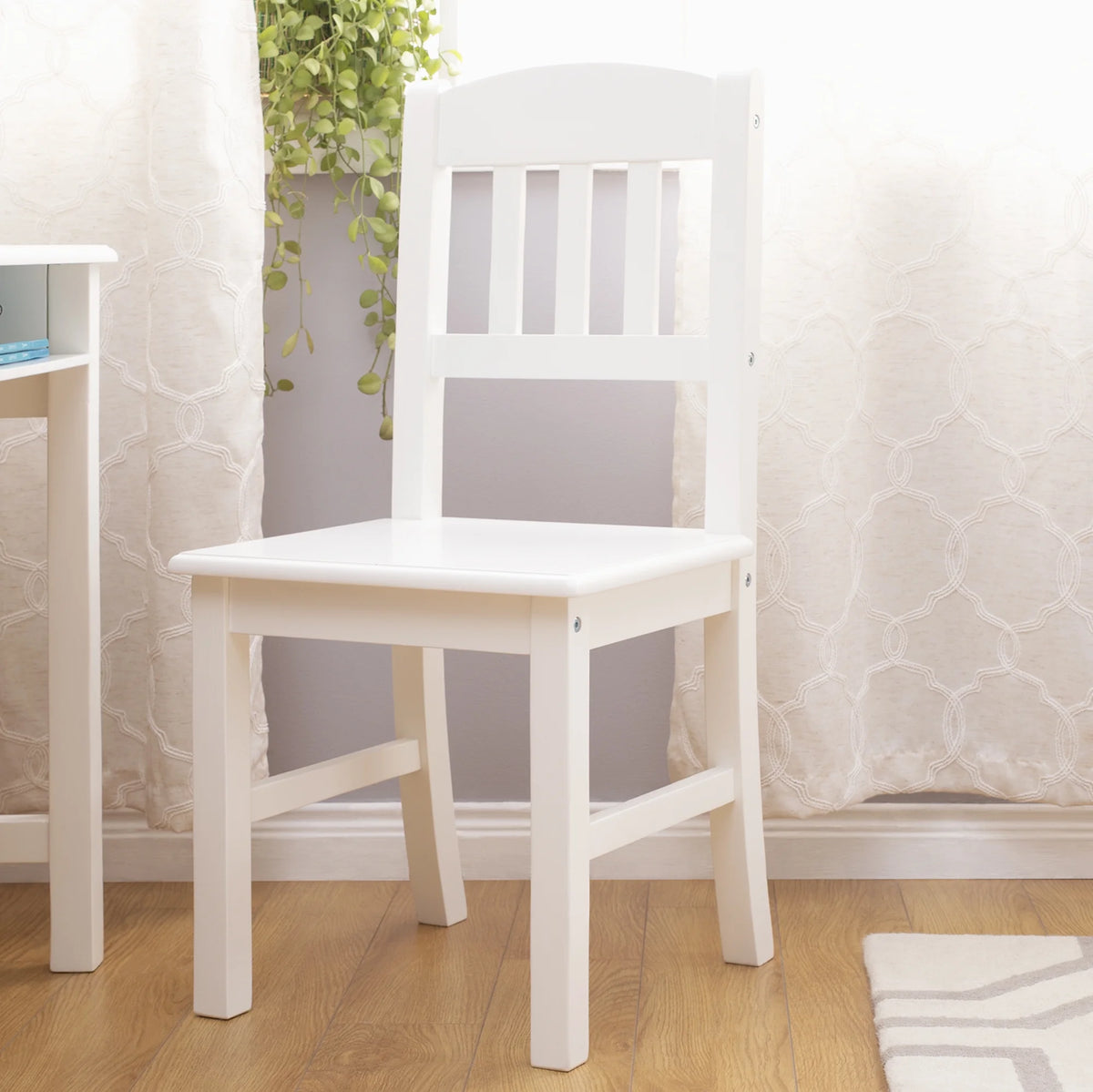 Guidecraft Taiga Kids Desk and Chair Set with Hutch - Navy: Kids Wooden Computer Desk with Storage Drawers and Shelves | Kids Study Table for Bedroom
