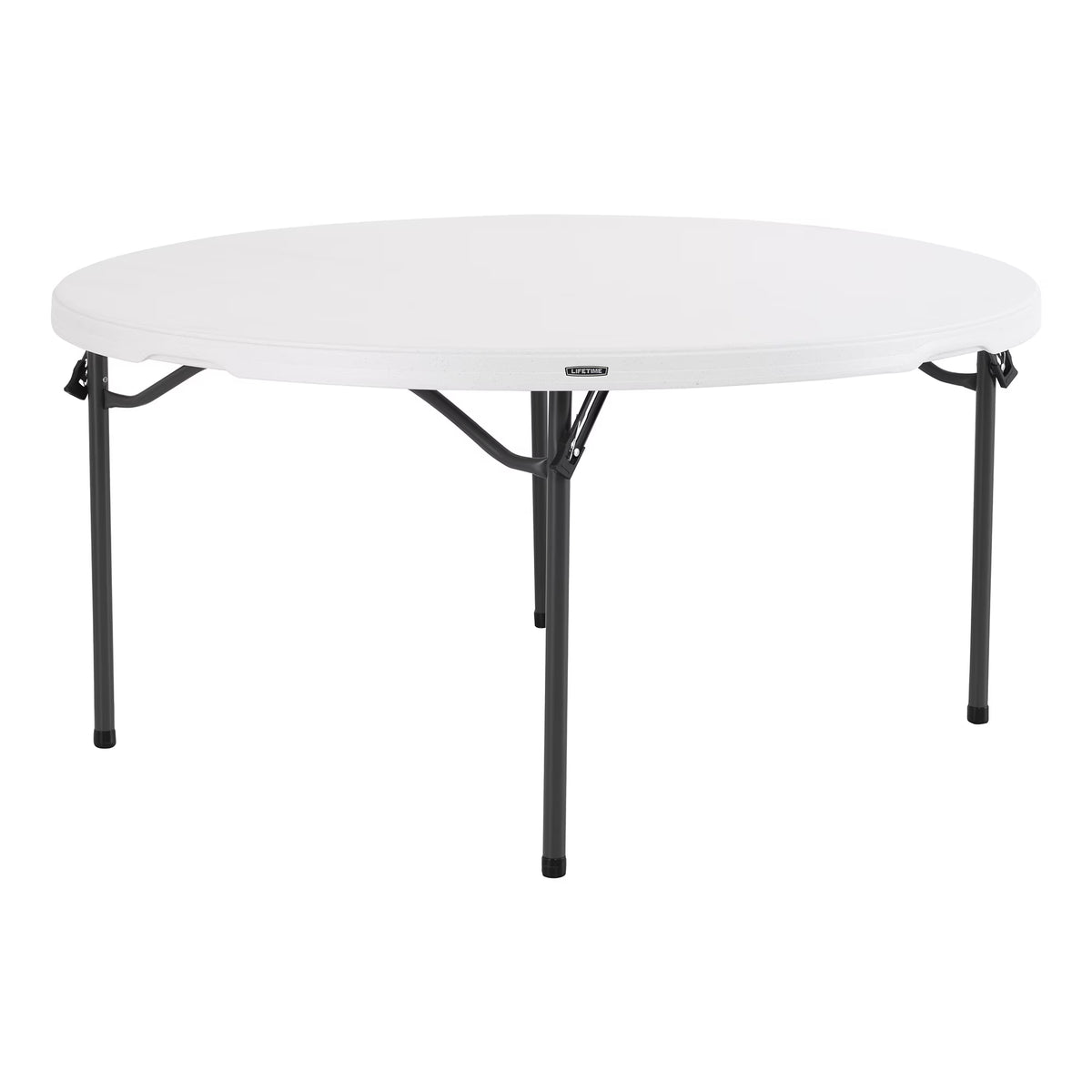 Lifetime 60 inch Round Folding Table, Indoor/Outdoor Commercial Grade, Almond (280435)