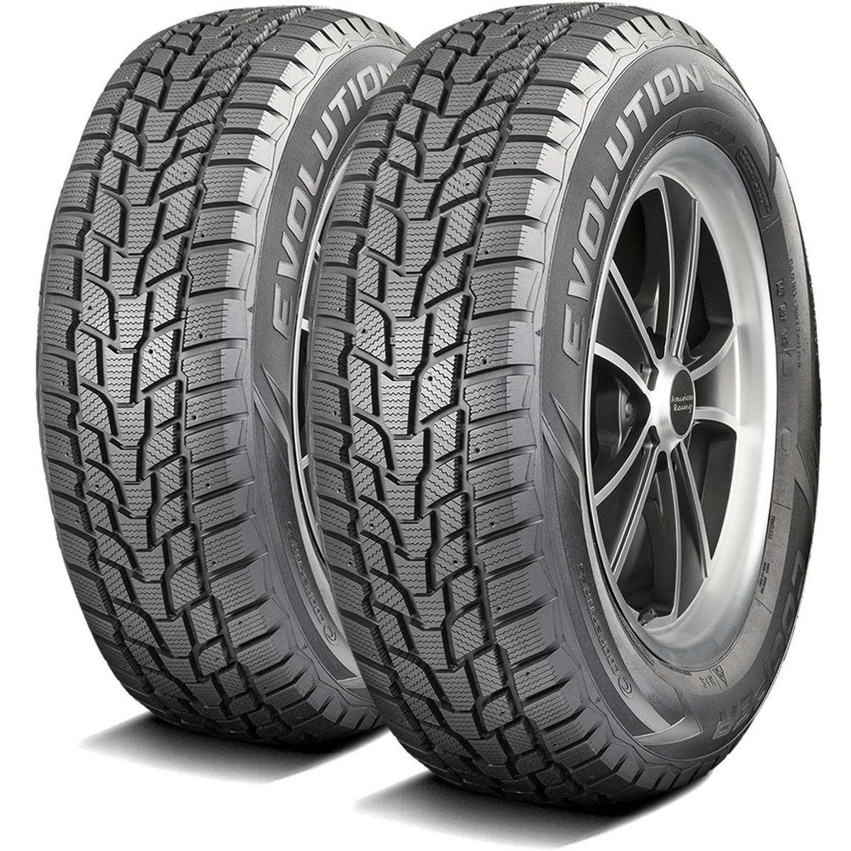 Cooper Evolution Winter Winter 225/55R17 97T Passenger Tire Fits: 2016-19 Chevrolet Malibu Hybrid. 2015 Chevrolet Malibu LT