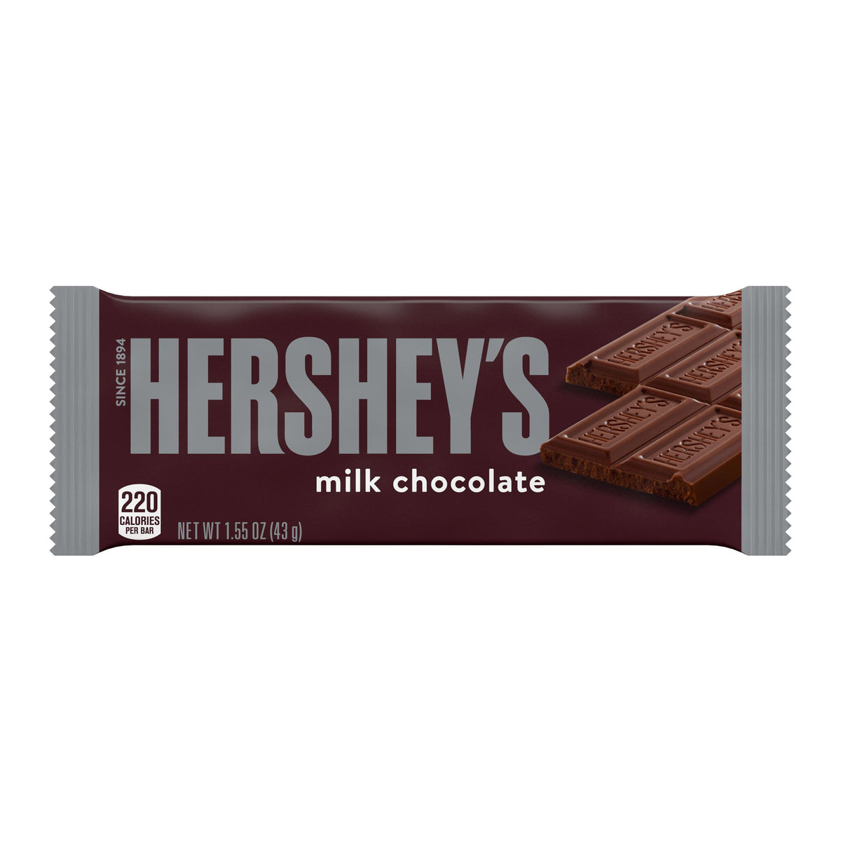 Hershey's Milk Chocolate, 1.55 oz, 36-count