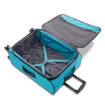 American Tourister X-Lite 3-Piece Luggage Set with Spinner Wheels - Light Grey