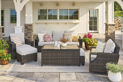 Better Homes & Gardens Rockport Ceramic Tile Outdoor Coffee Table, Brown