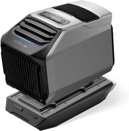 EF EcoFlow WAVE 3 Portable Air Conditioner, 1800W/6100 BTU Cooling and 2000W/6800 BTU Heating, 1000W Fast Charging in 75 mins, 8H Wireless Running, APP Control, for Camping, Vanlife, RVs