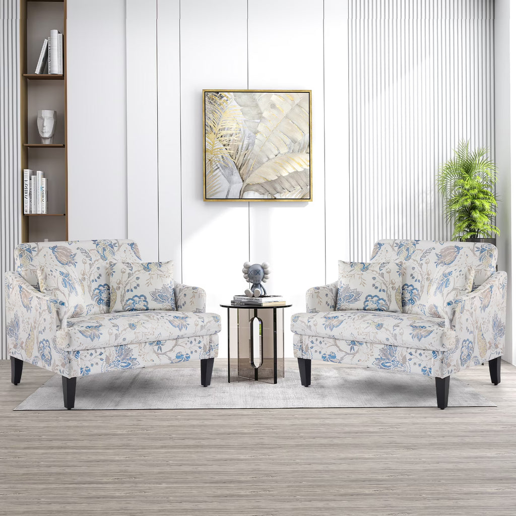Bezseller Oversized Accent Chair with High Back, Armchair for Living Room or Bedroom, Beige