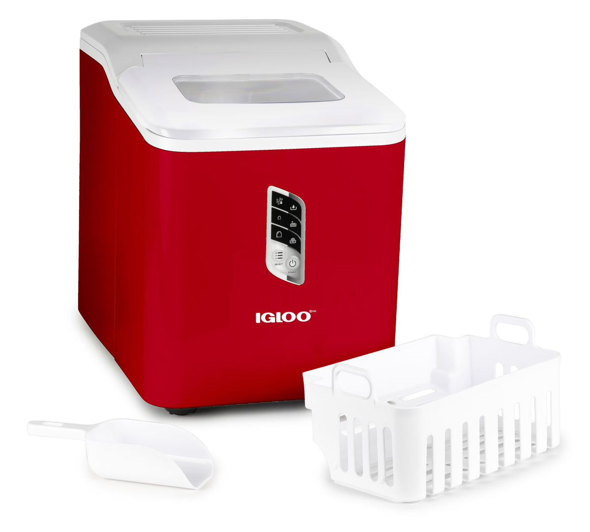 Igloo Automatic Ice Machine Self Cleaning Countertop Ice Maker for Water Bottle & Drinks, Aqua