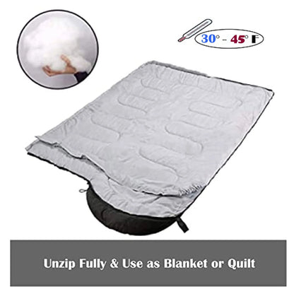 10 Pack Bulk Wholesale of Cold Weather Hooded Sleeping Bags for Adults, Kids, Homeless, Camping, Indoors, Outdoors - 10 Count Hooded Sleeping Bags in Black 71"L x 30"W