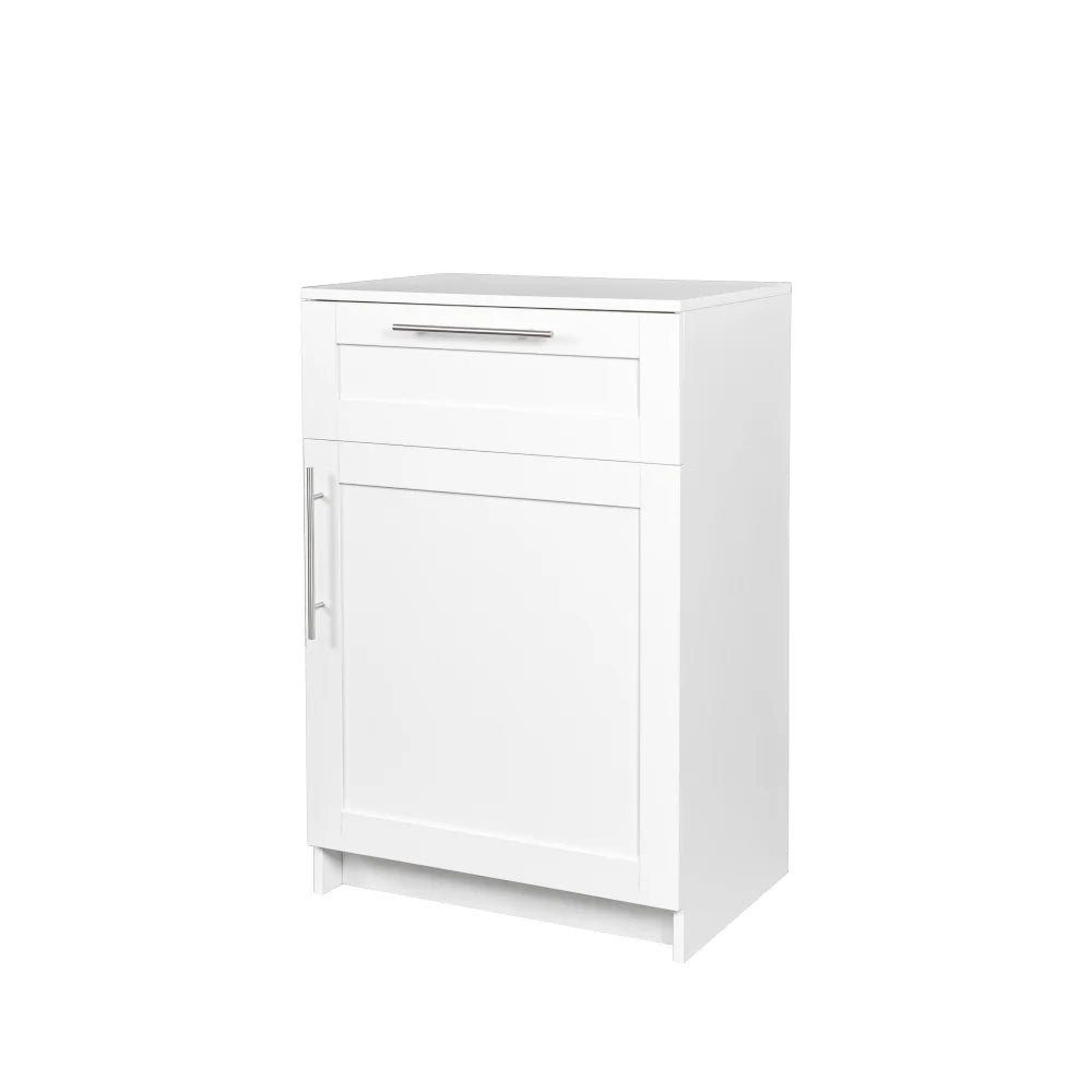 Stackable Wall Cabinet,Solid Wood Storage Cabinet with Adjustable Shelves and Doors,Console Table Side Table for Hallway,Sideboard Buffet Cupboard for Kitchen, 15.75" D x 15.75" W x 70.87" H, White