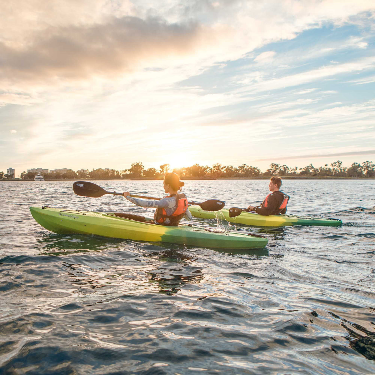 Lifetime Tide 123 inch Sit-Inside Kayak, Lemongrass Fusion (90848)