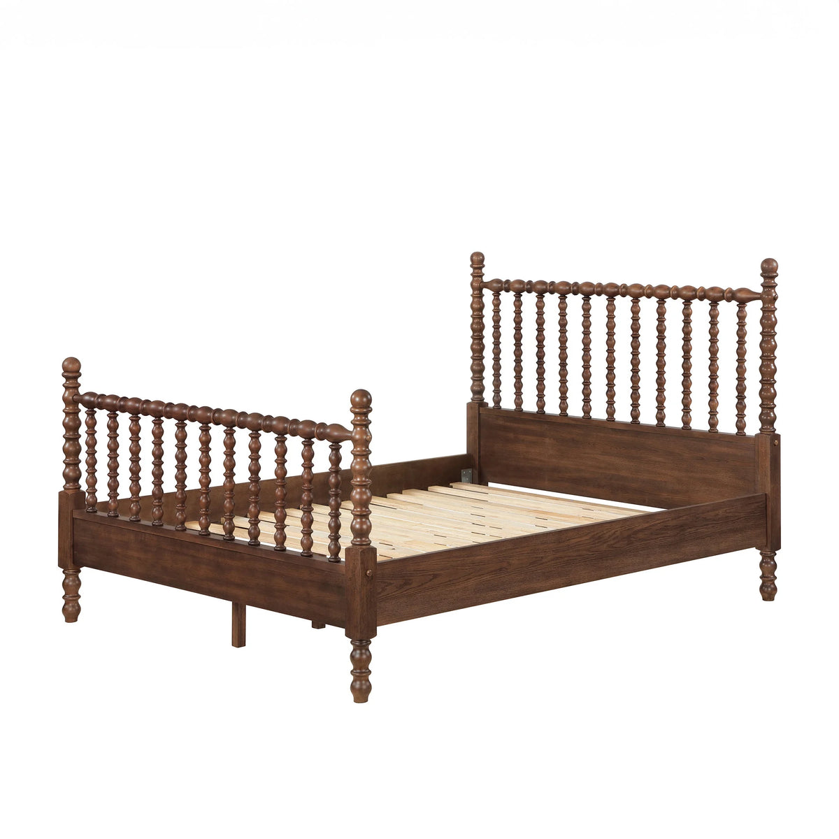 Pioneer Woman Harper Queen-Size Spindle Bed, Homestead Brown