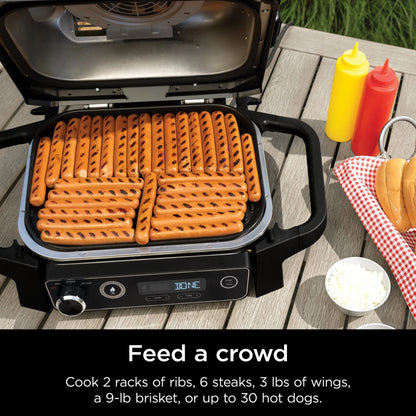 Ninja Woodfire 3-in-1 Outdoor Grill, Master Grill, BBQ Smoker, & Outdoor Air Fryer with Woodfire Technology, OG700