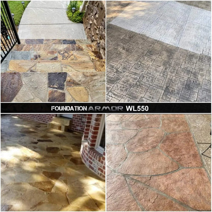 Armor WL550 Matte Wet Look Enhancer Sealer Concrete, Brick, Pavers, Stone, and Slate (WL550-5 Gallon)