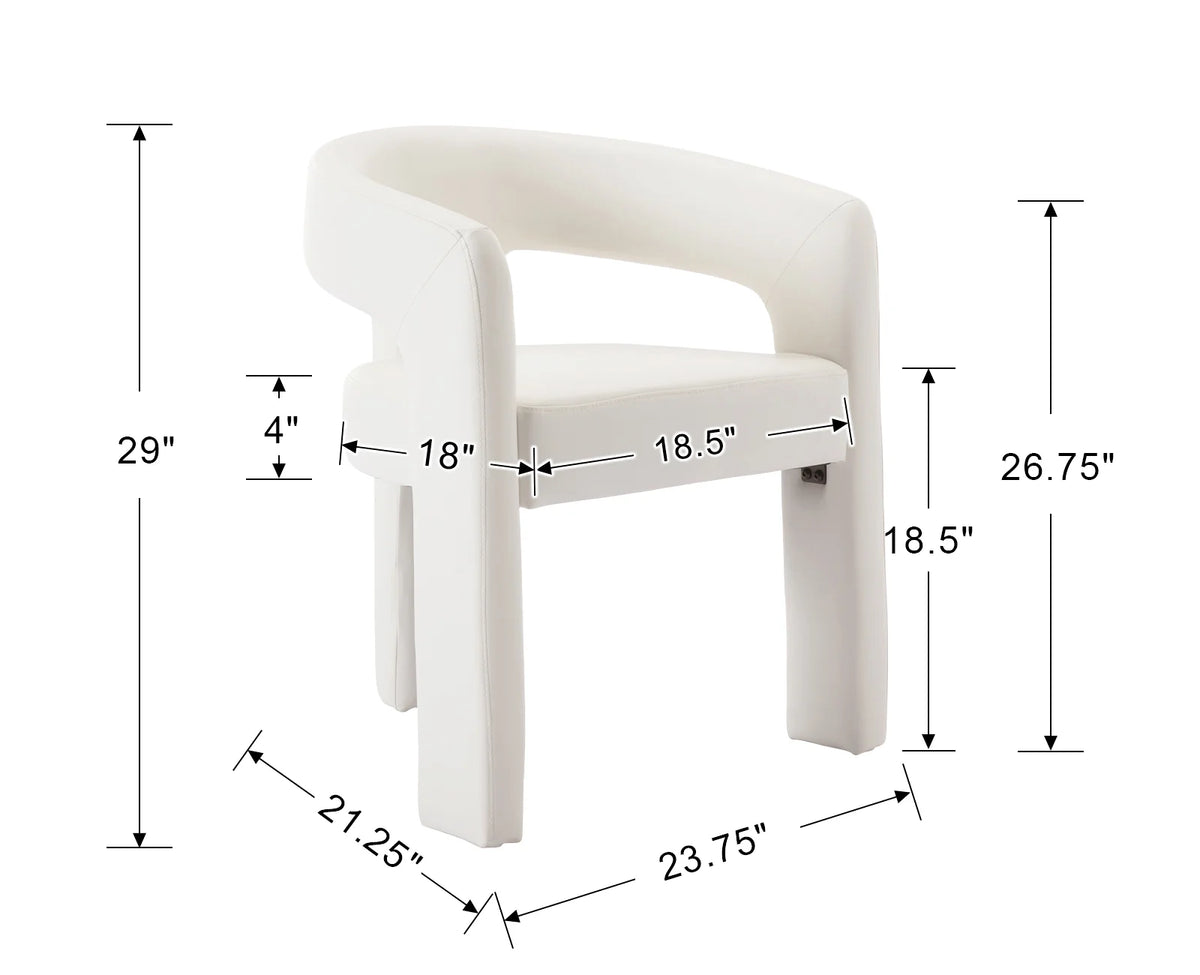Guyou Modern Sherpa Upholstered Dining Chair, Cute Barrel Side Armchair Kitchen Chair with Armrests and Back for Living Room Dining Room Bedroom, Green