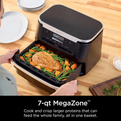 Ninja Foodi DualZone FlexBasket Air Fryer with 7-qt MegaZone