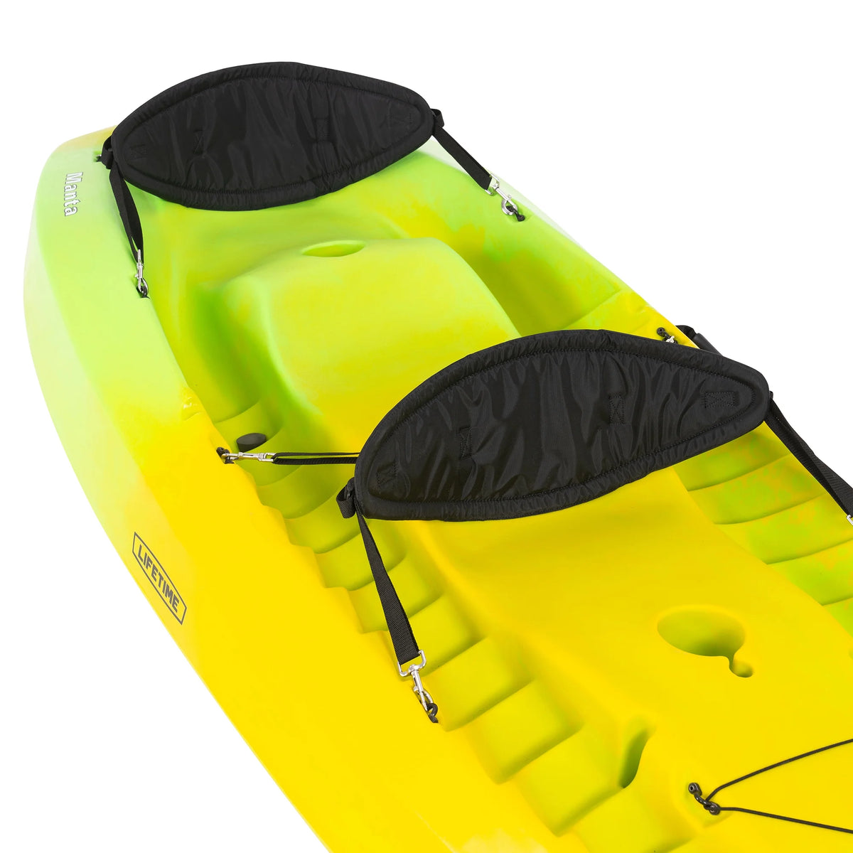 Lifetime Manta 10 ft Tandem Kayak, Yellow, Lime (91071)