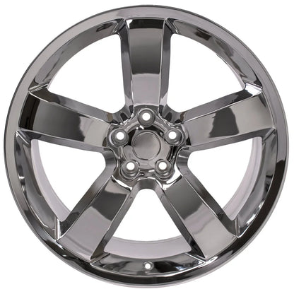 20" Replica Wheel DG04 Fits Dodge Charger Challenger SRT Rim 20x9 Chrome Wheel