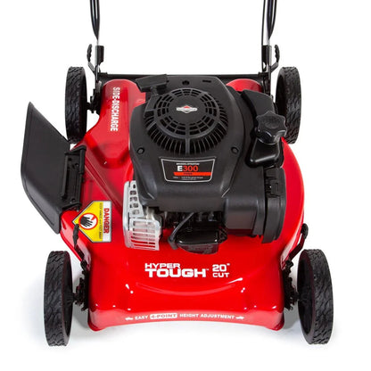 20-inch petrol lawnmower with 125cc displacement and Briggs & Stratton engine