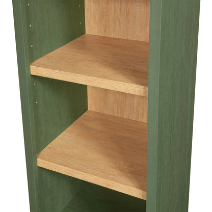 Better Homes & Gardens Juliet Narrow Arch Bookcase, Rich Black and Light Honey
