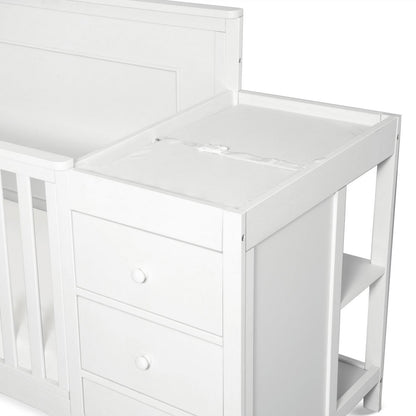 Carter-s by DaVinci Dakota 4-in-1 Convertible Crib and Changer. White