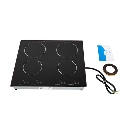 4-Burners Electric Ceramic Cooktop Built-in Cooktop Stove Ceramic Cooking Stove for kitchens, cabins