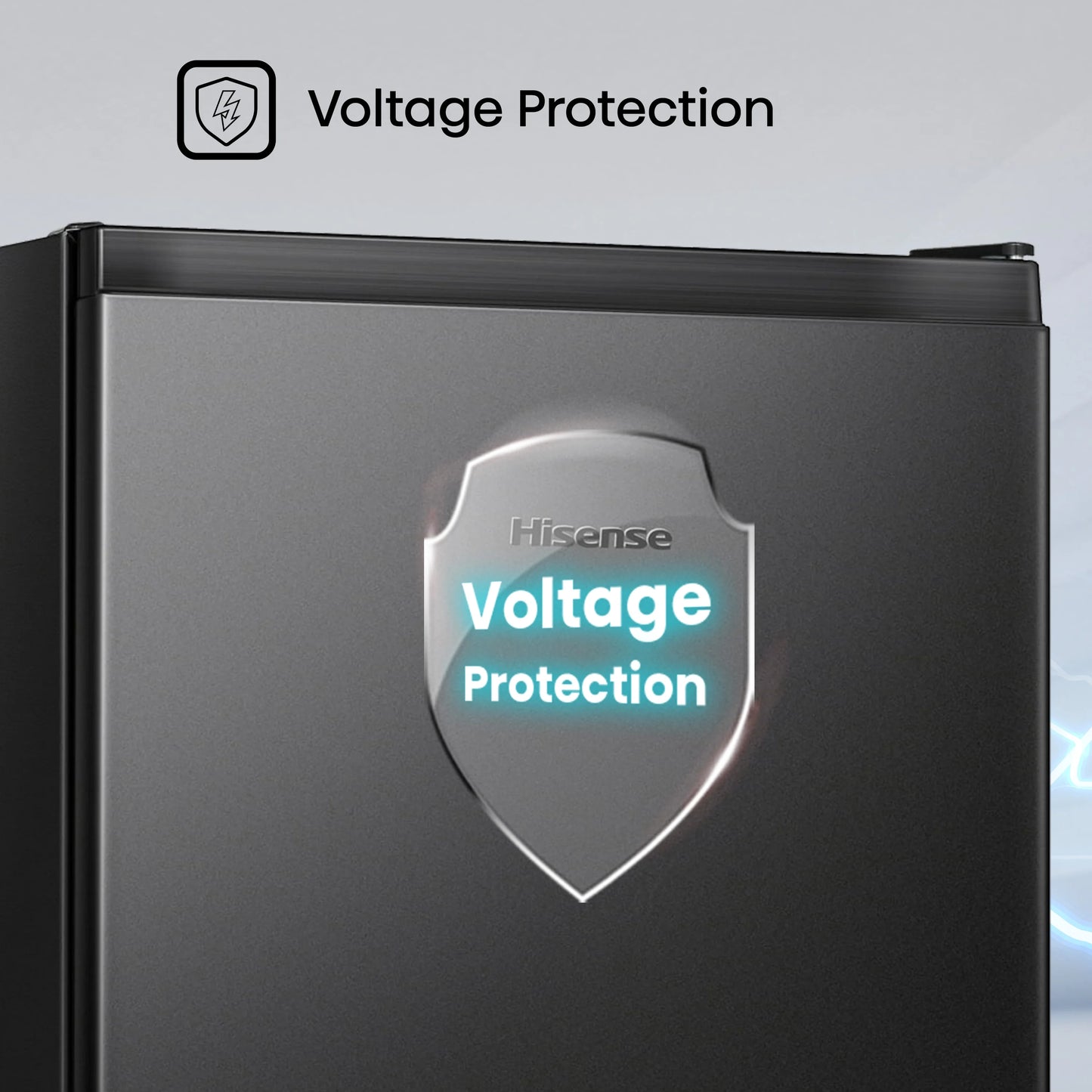 Hisense 1.6 Cu ft Single Door Mini Fridge, Black, Energy Star, 1 Year Warranty, WMS017M6XBE New