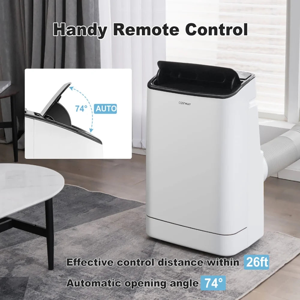 Spaco 15000 BTU Portable Air Conditioner with APP Control and Heat, Small Air Conditioner Portable with Built-in Dehumidifier