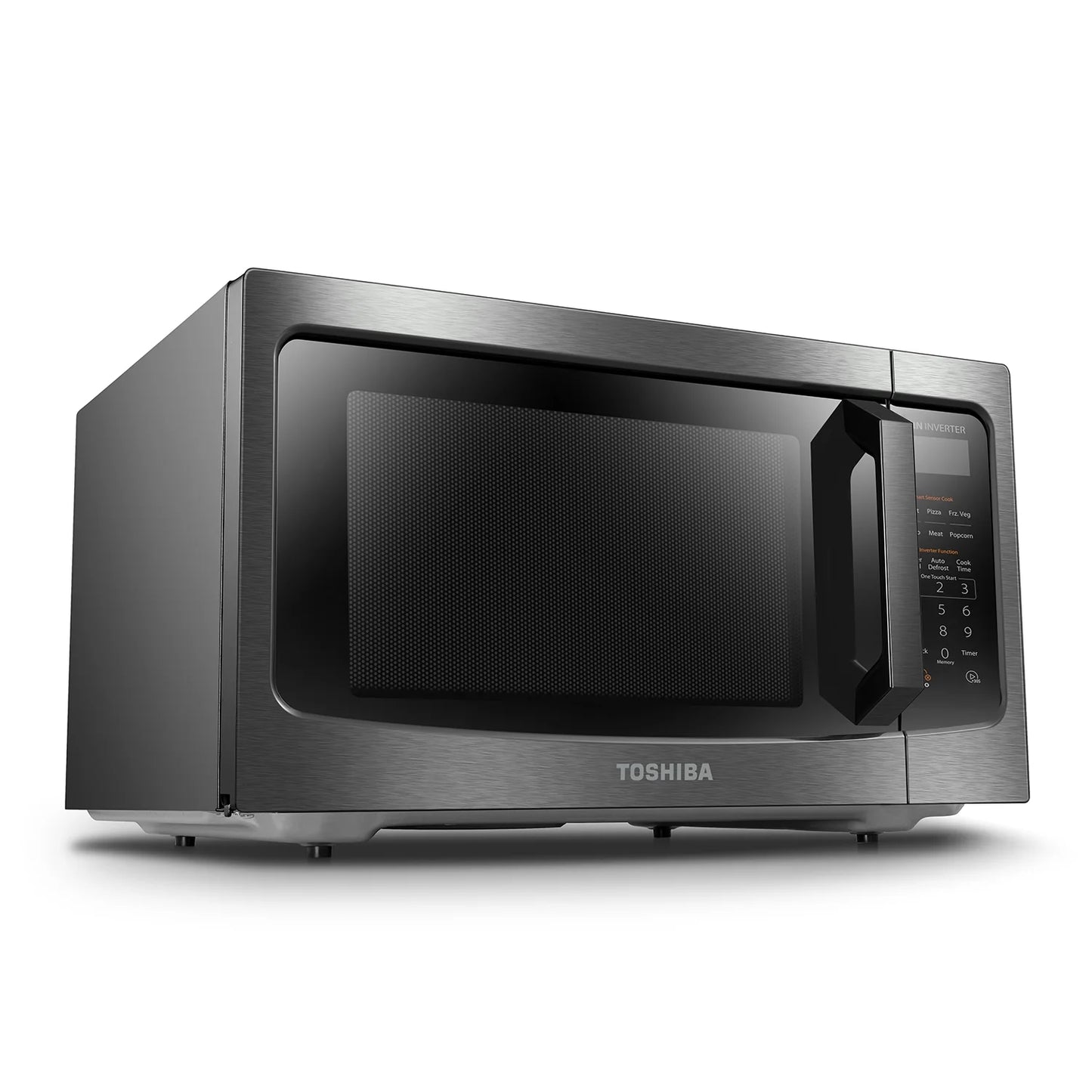 Toshiba 1.2 cu ft Countertop Microwave Ovens in Stainless Steel