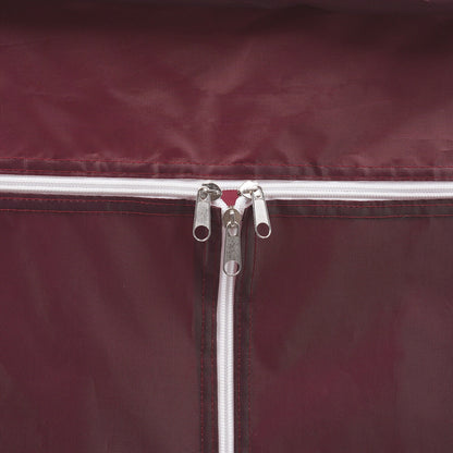 110V Wine Red Clothes Dryer Portable Travel Mini Dryer Machine 1200-1500W Electric Dryer For Homes, Apartments