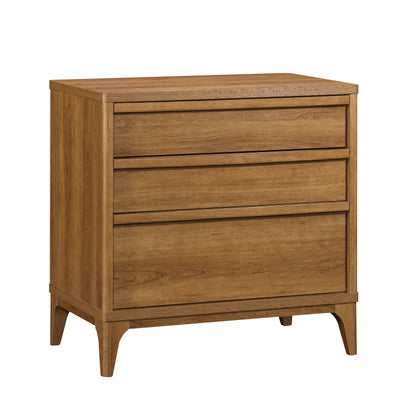 Better Homes & Gardens Greyson 3-Drawer Nightstand with USB, Acorn Finish